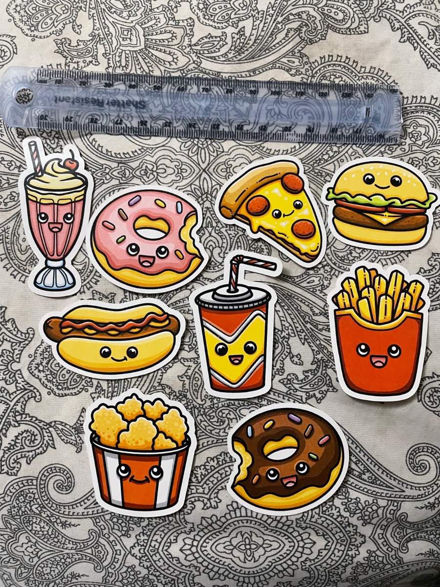 Fast Food & Patisserie Stickers