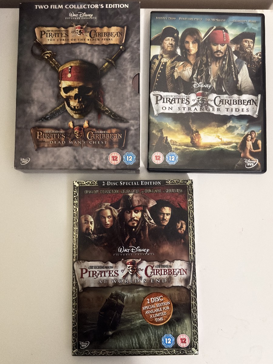 Pirates of the Caribbean & King Kong DVD Bundle
