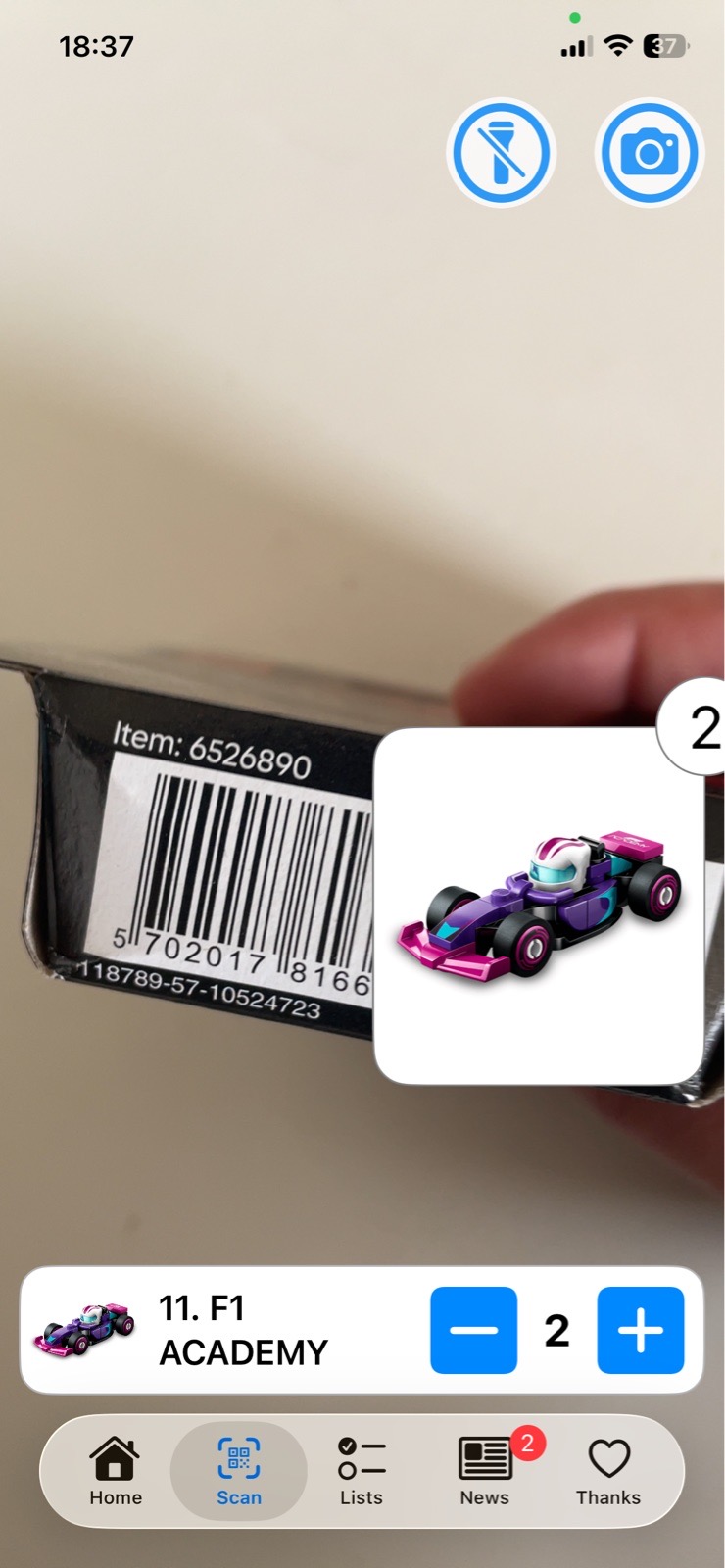 Lego Minifigure: F1 Academy (71049)