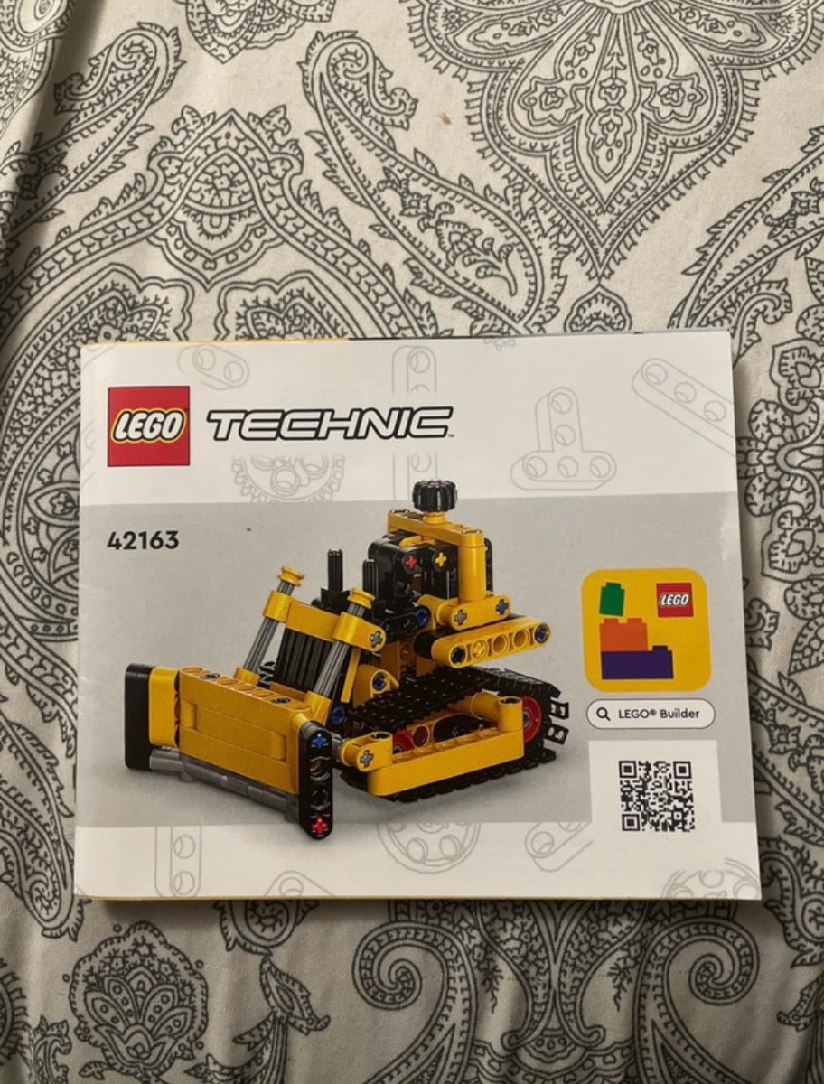 Lego Technic: Heavy Duty Bulldozer (42163) Manual Only