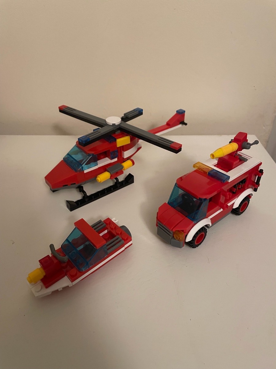 Brick by Brick 5 in 1 Fire Rescue Bricks