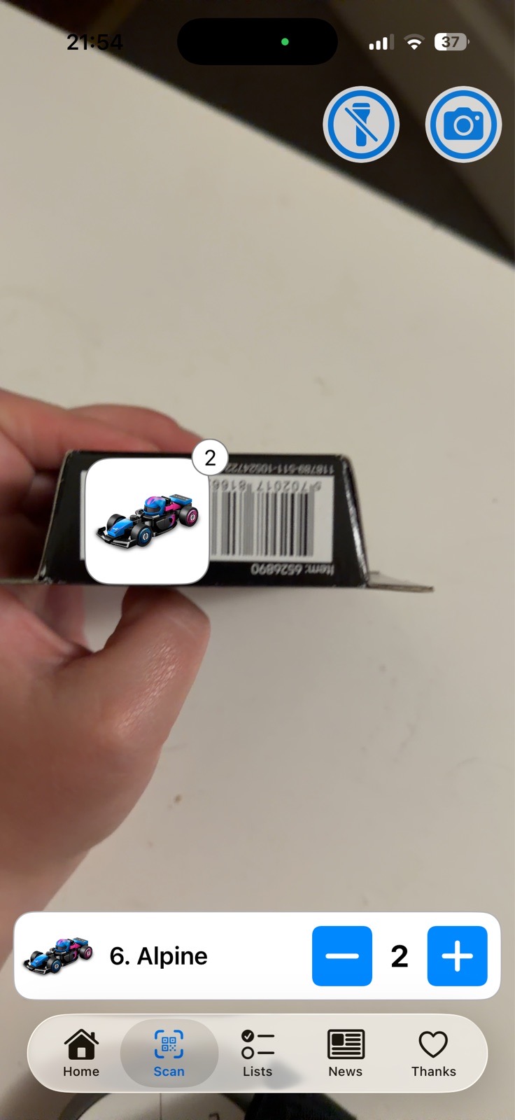 Lego Minifigure F1: Alpine (71049)