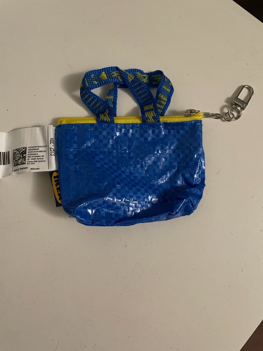 IKEA Mini Purse Keyring Bag KNOLIG