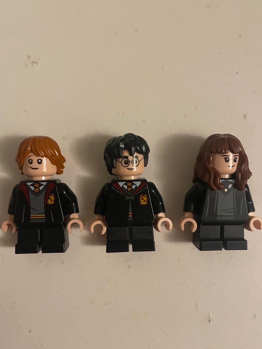 Lego Minifigures: Harry Potter, Hermione Granger, Ron Weasley