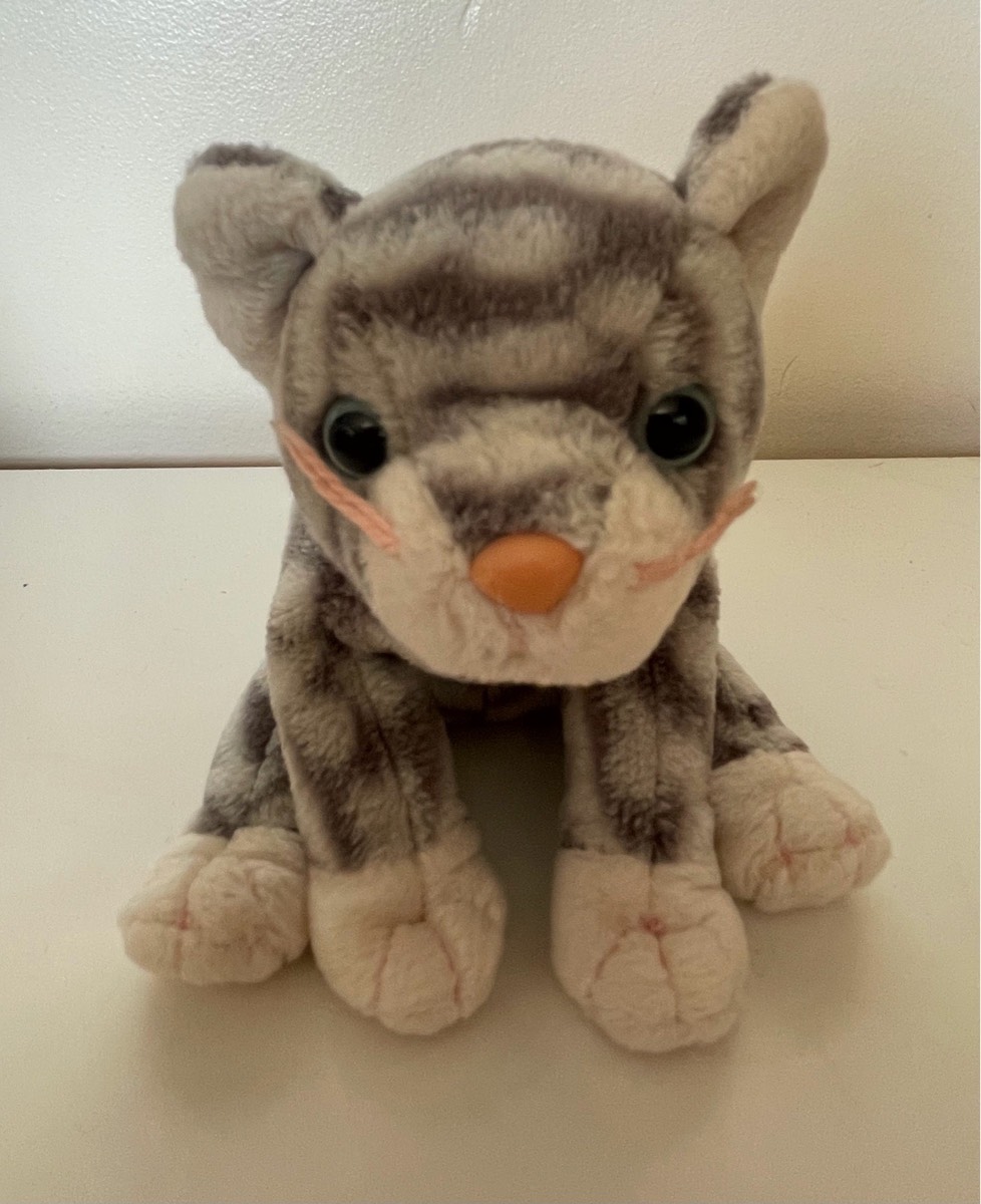 Ty Beanie Babies: Silver The Grey Cat 1999
