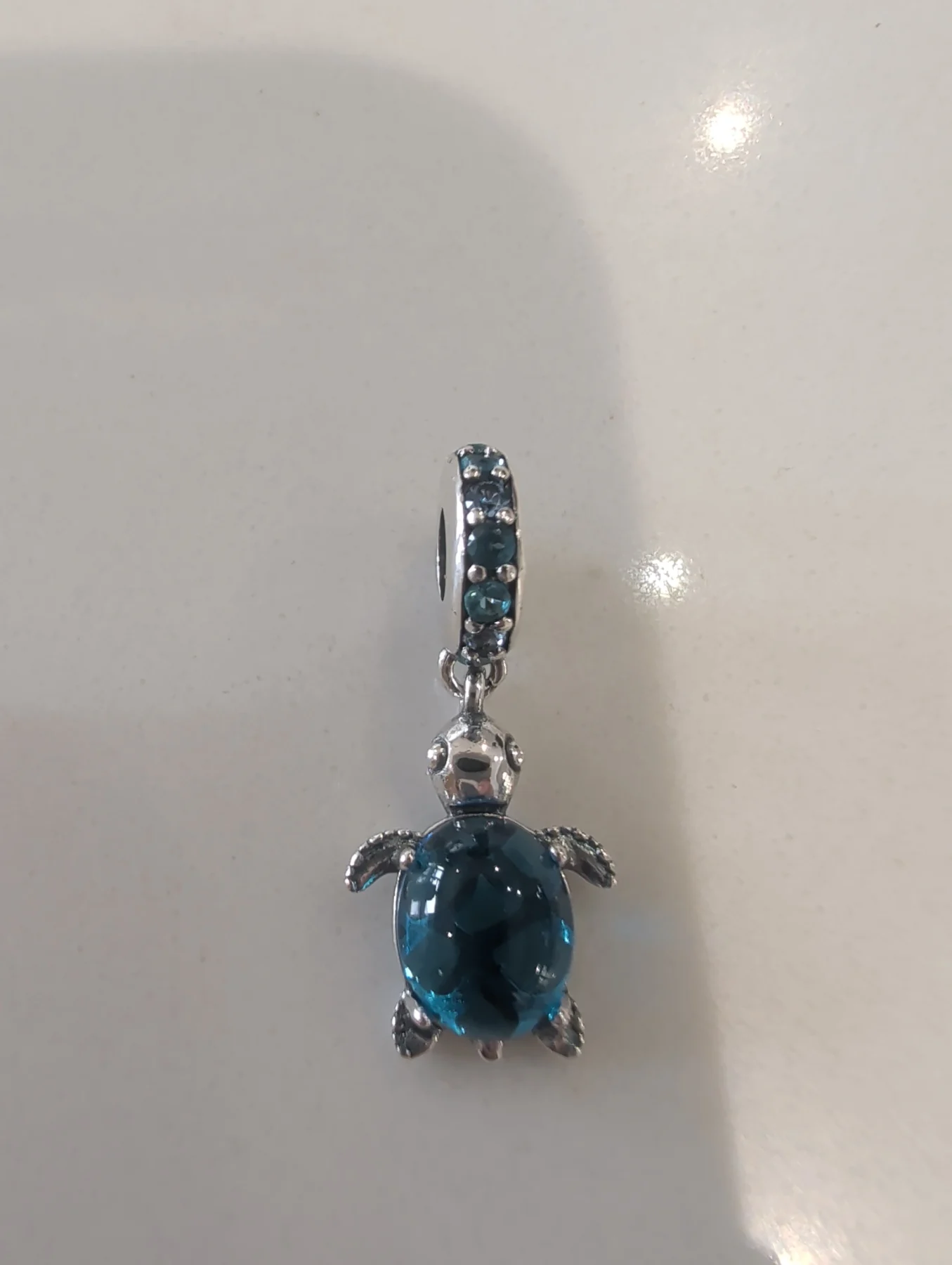 Pandora glass murino sea turtle bracelet charm