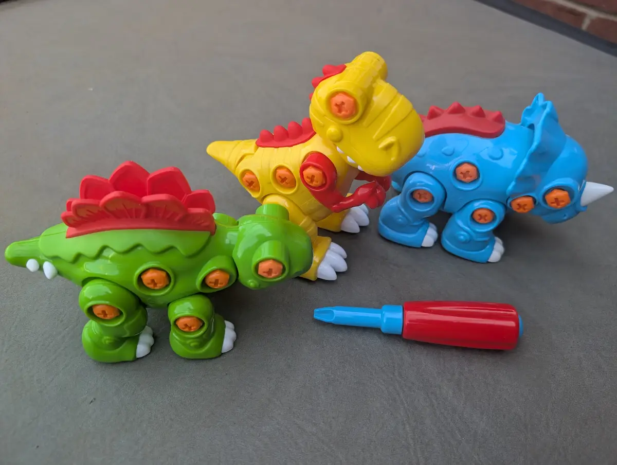 John Lewis PlayGo Build your own Dinasours and screwdriver designed for children aged 3 +