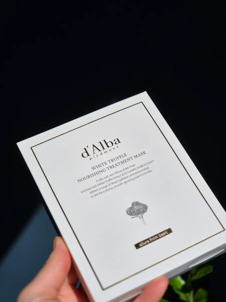 d'Alba White Truffle Nourishing Treatment Mask – 5 Sheets | New | Korean Skincare