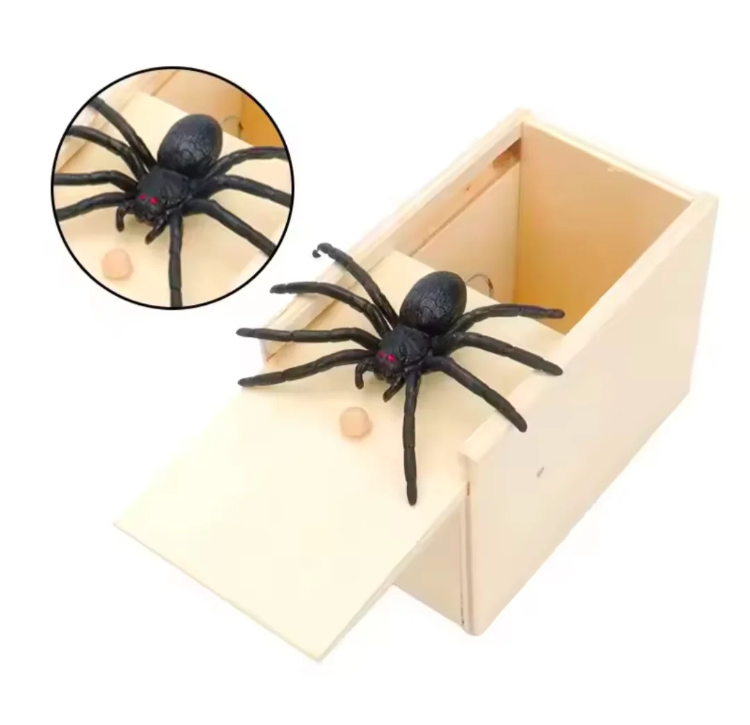 Spider prank box