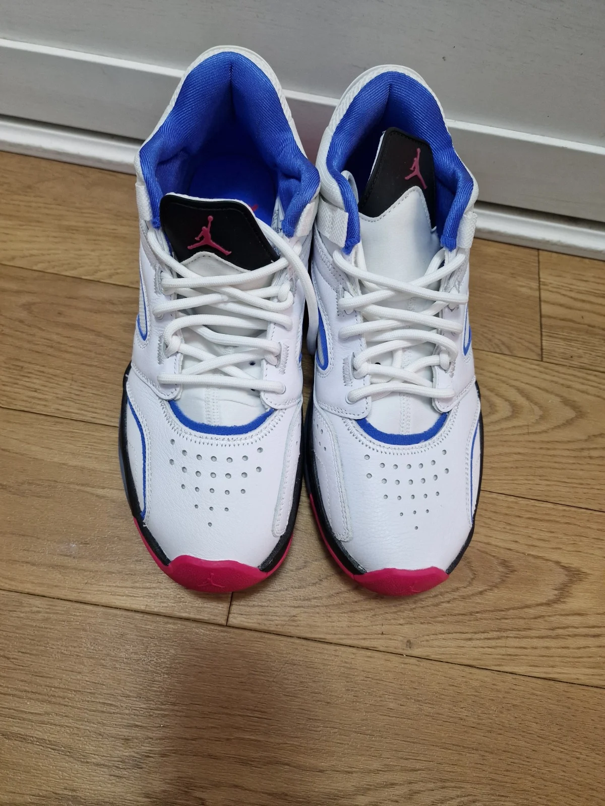 Nike Air Jordan Stay Loyal White Hyper Royal Pink Trainers Shoes Size UK 6.5 EU 40.5