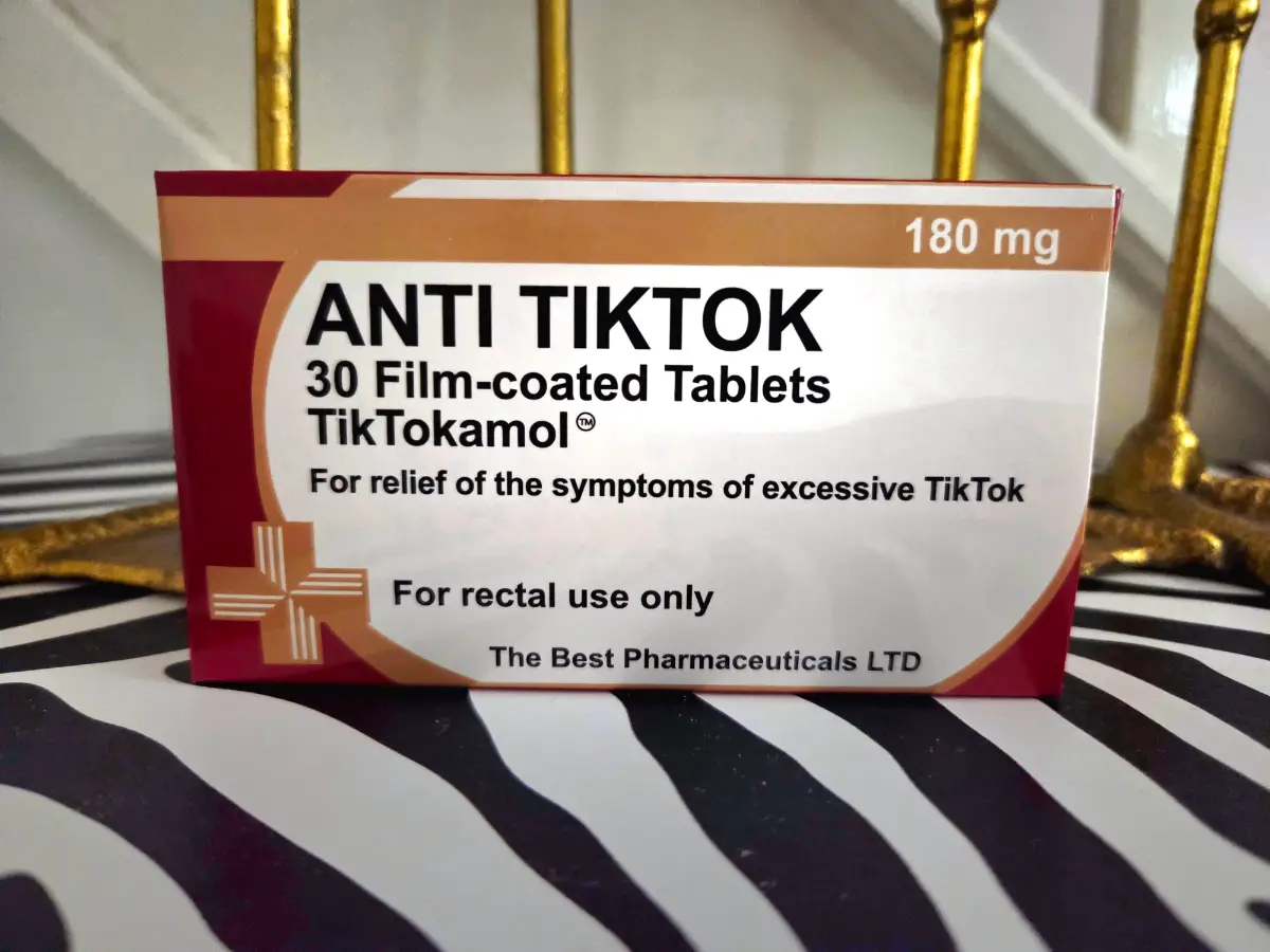 Funny joke prescription gift box