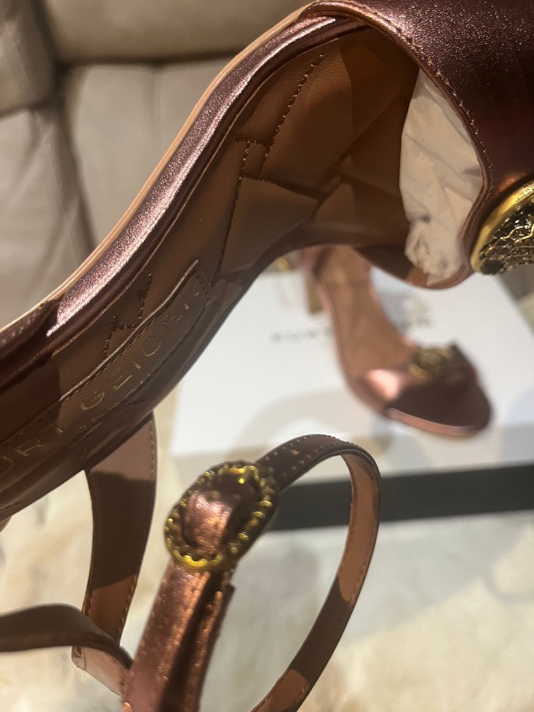 Kurt Geiger Gold sandals