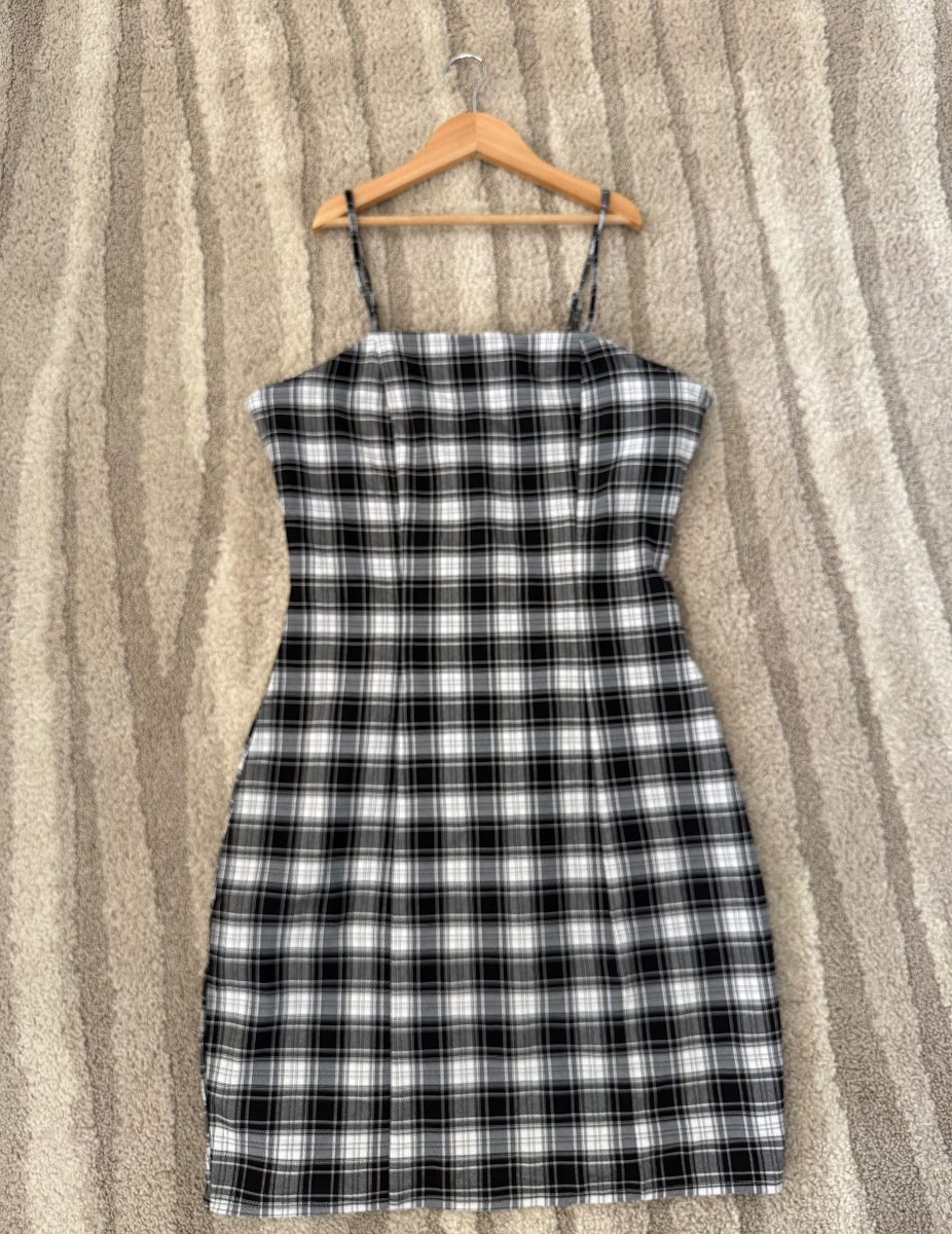 New Look Teen Plaid Tartan Strappy Mini Dress - Age 15