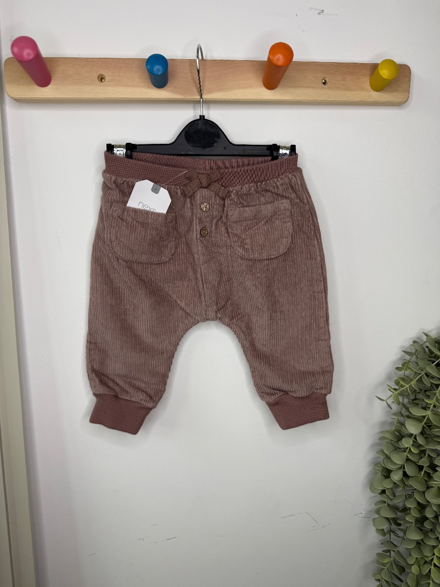 NEXT baby boy cuffed trousers- brand new 3-6 months