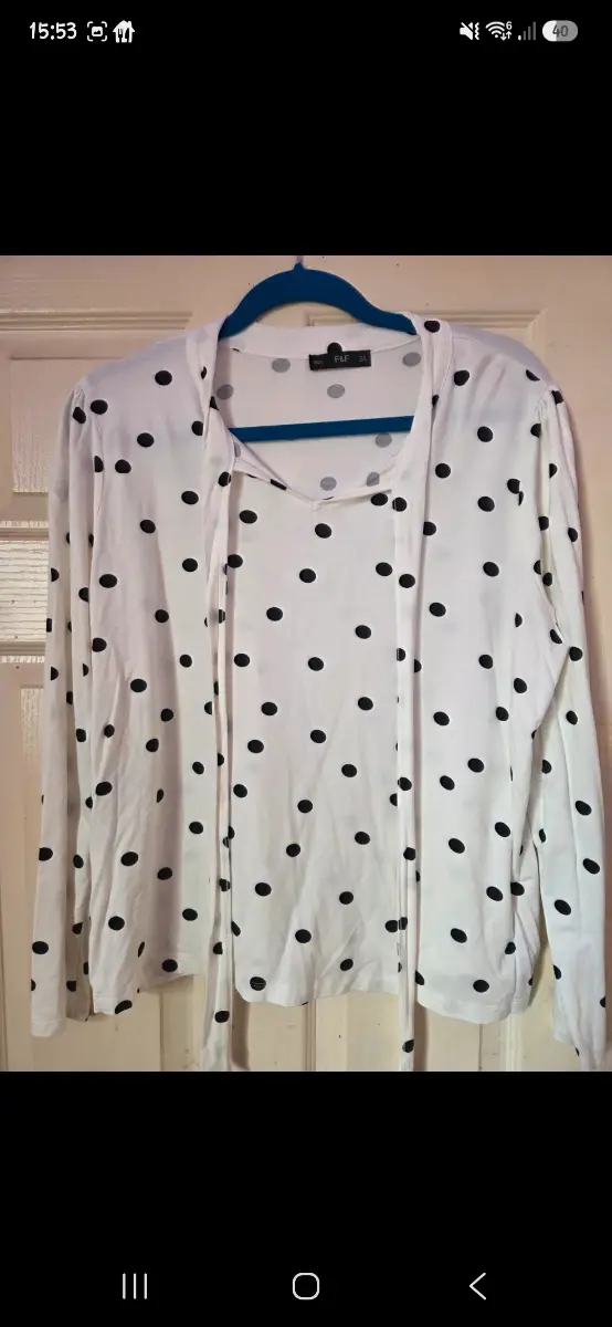F&F spotty top