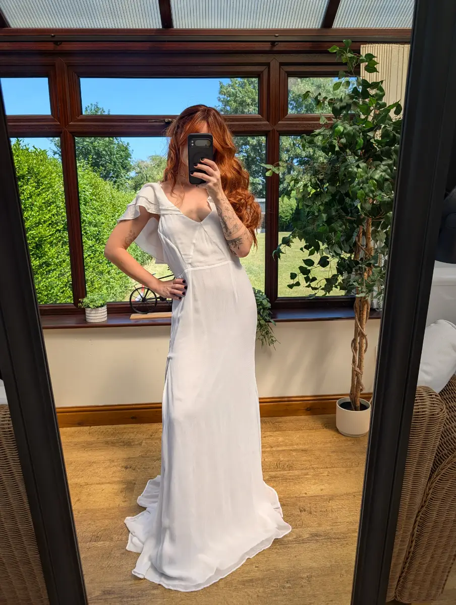 ASOS Bridal White Wedding Dress Size 10