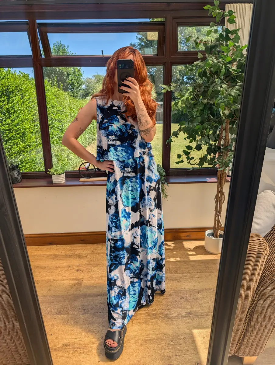 M&S Floral Maxi Dress Size 18