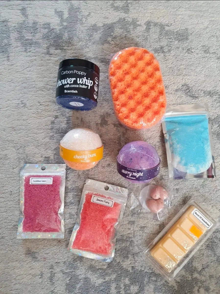 Bundle wax melt whipped soap soap sponge sizzler