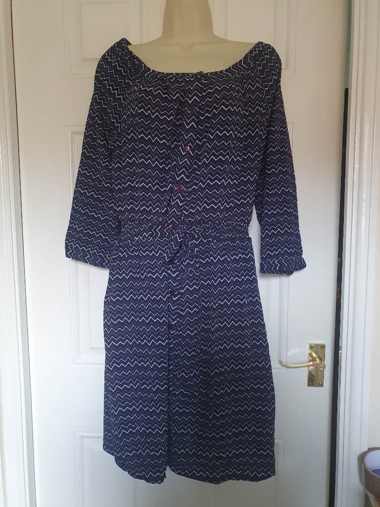 Millennium blue and white colour  dress size L