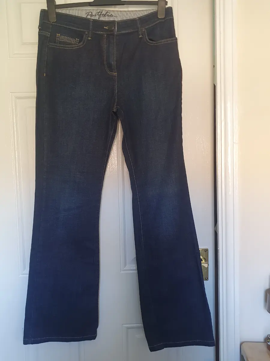 Marks and spencer portfolio blue long jeans size 12