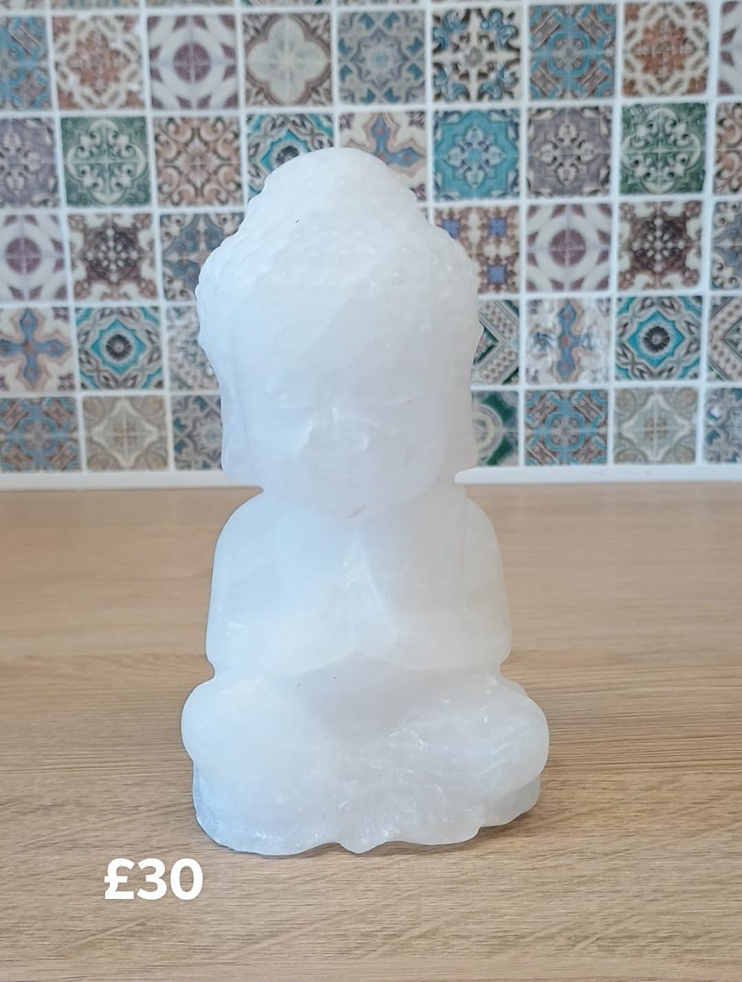 Clear quartz Buddah