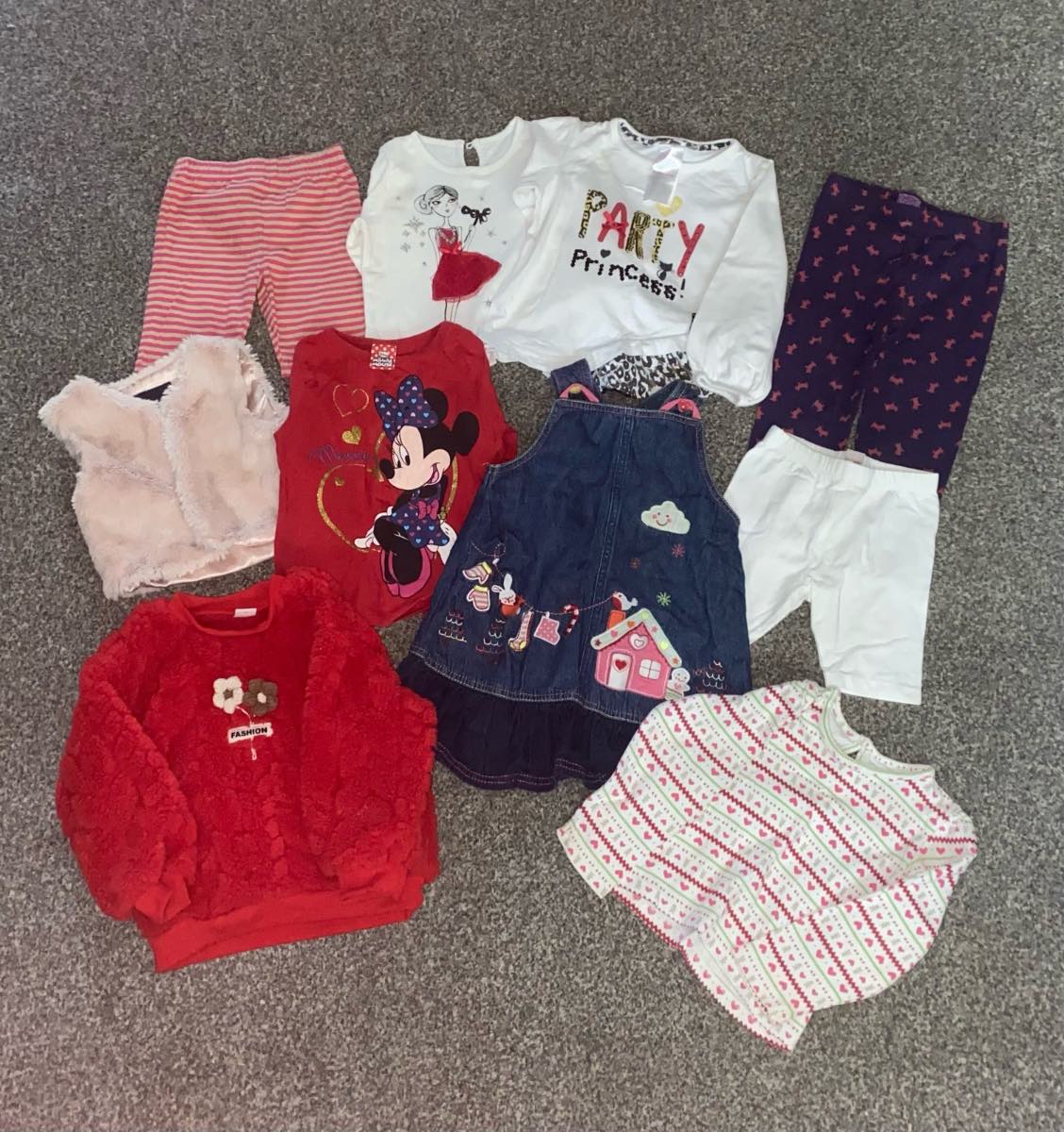 10-Piece Baby Girl Clothing Bundle (12–18 Months)
