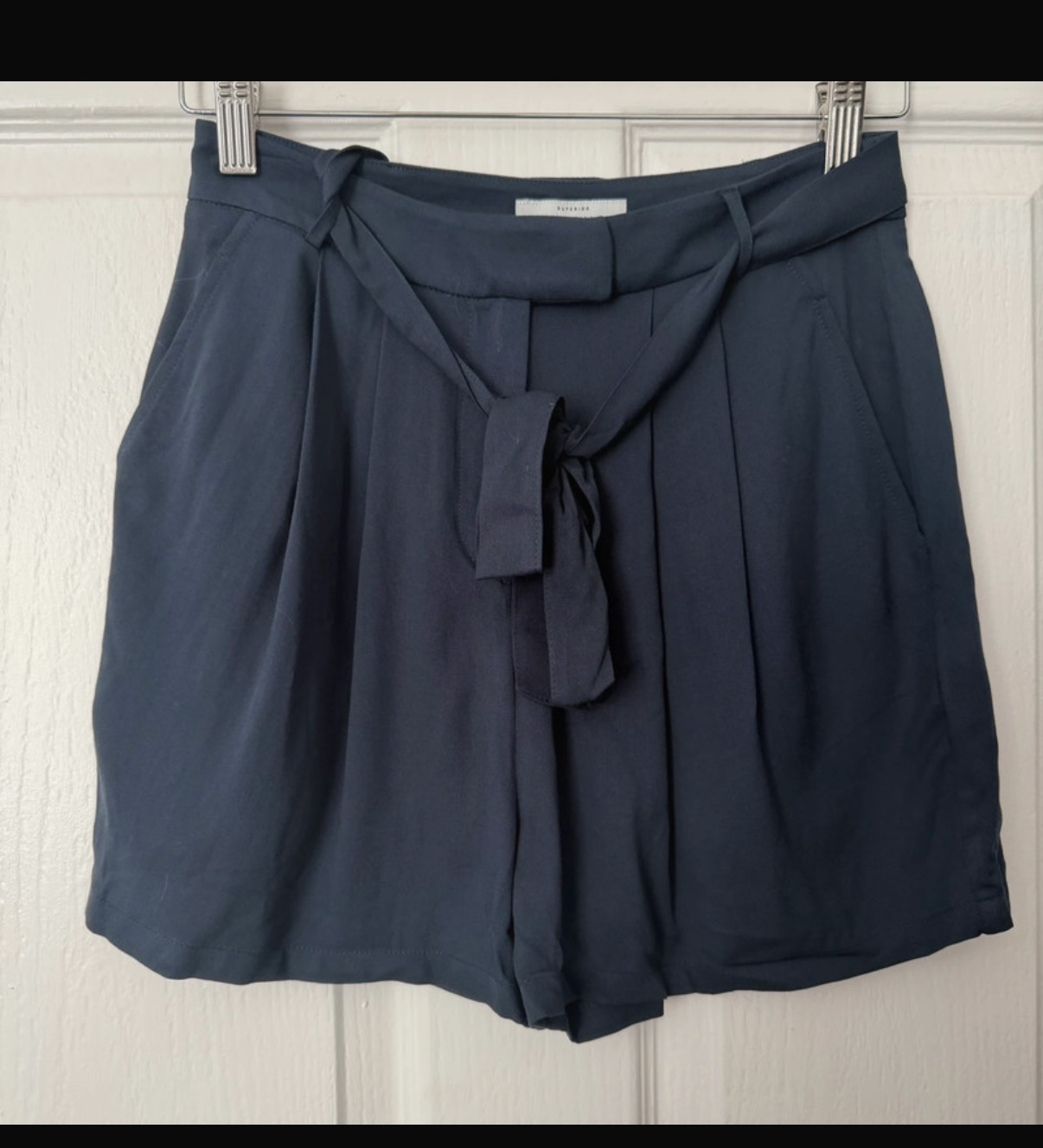 Tie-Front Belted Navy Short | Jack Wills | UK 8