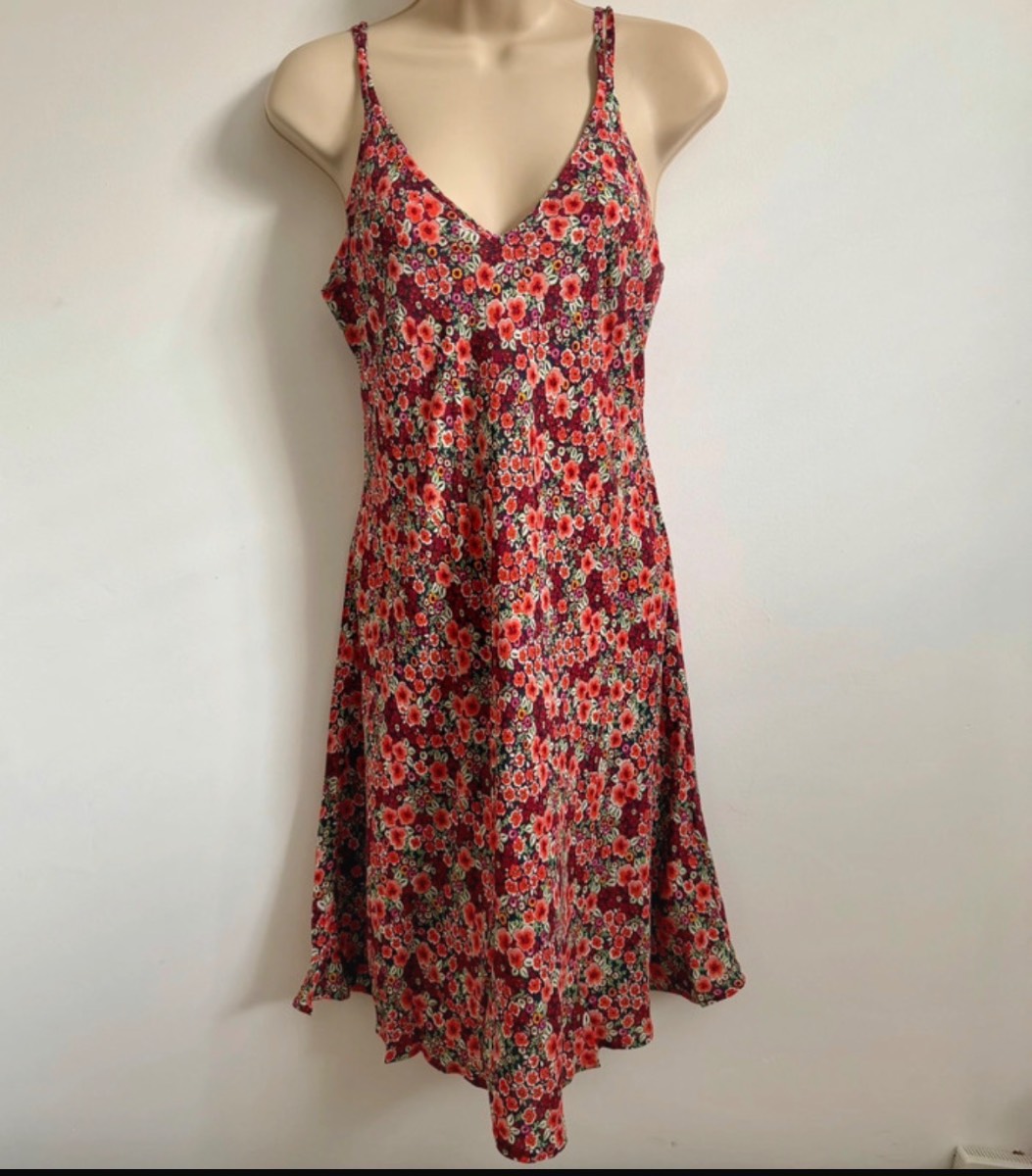 Red Cami Summer Dress | Jack Wills | UK 8