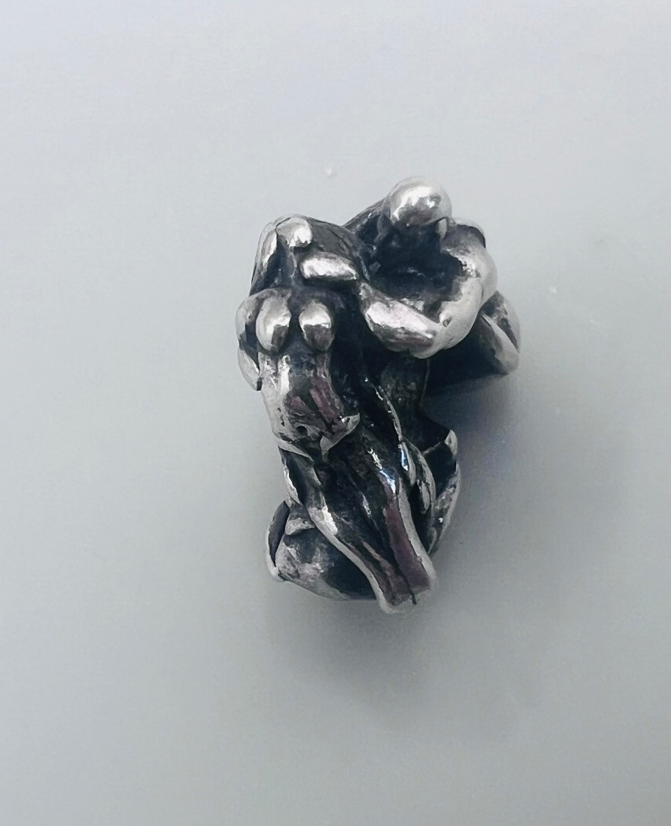 Vintage Sterling Silver Trollbeads Mermaid & Seaman bead (item no. TAGBE-40035)