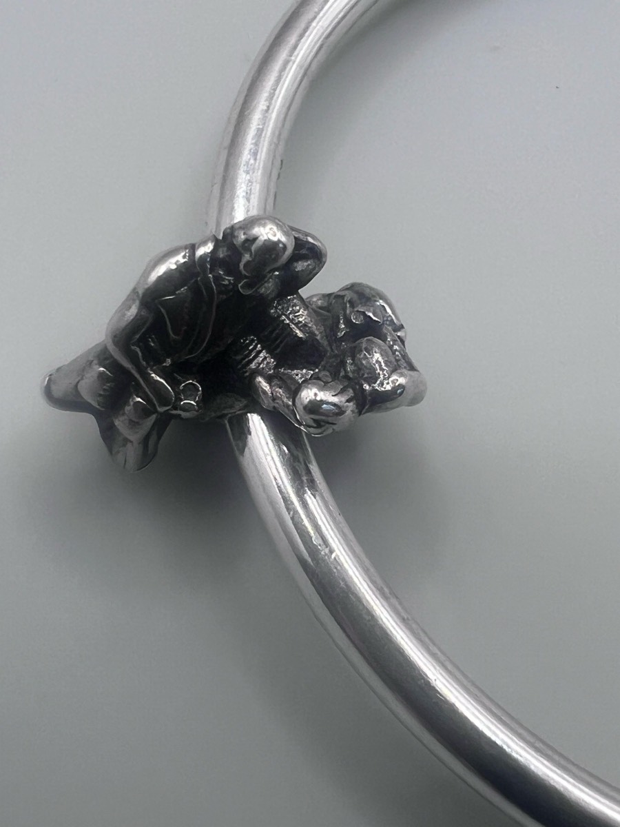 sterling silver Trollbeads Walk bead (item number 11444 / TAGBE-40067