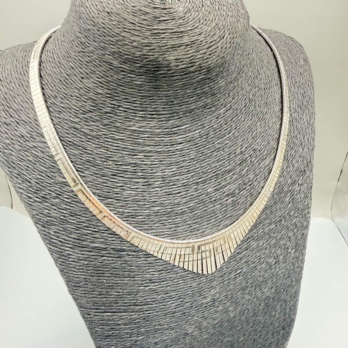 925 Silver Vintage Cleopatria Collar Necklace 28g