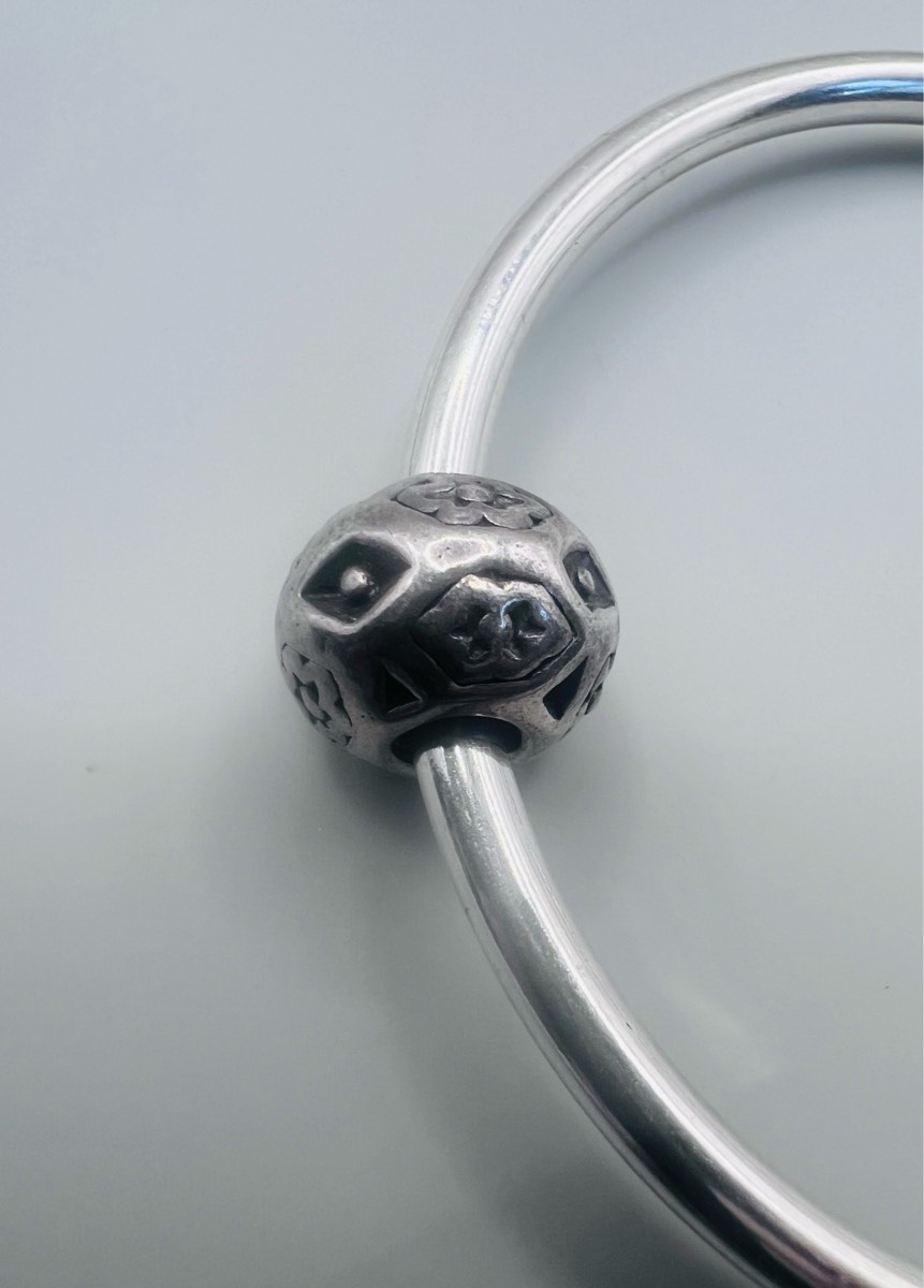 Trollbeads Retired Zanzibar Silver Bead TAGBE-30001 LAA 925s