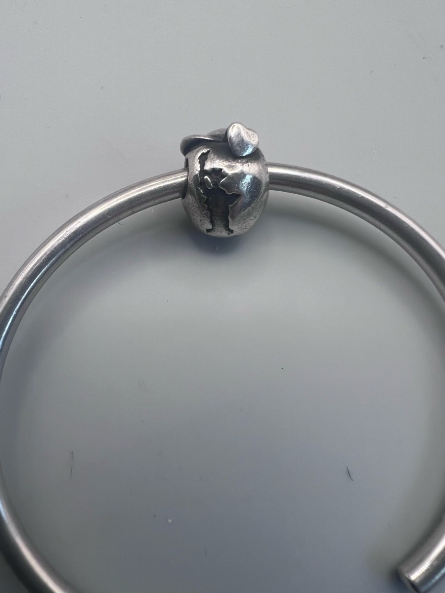 Trollbeads Sterling Silver Apple Of Wisdom Bead
