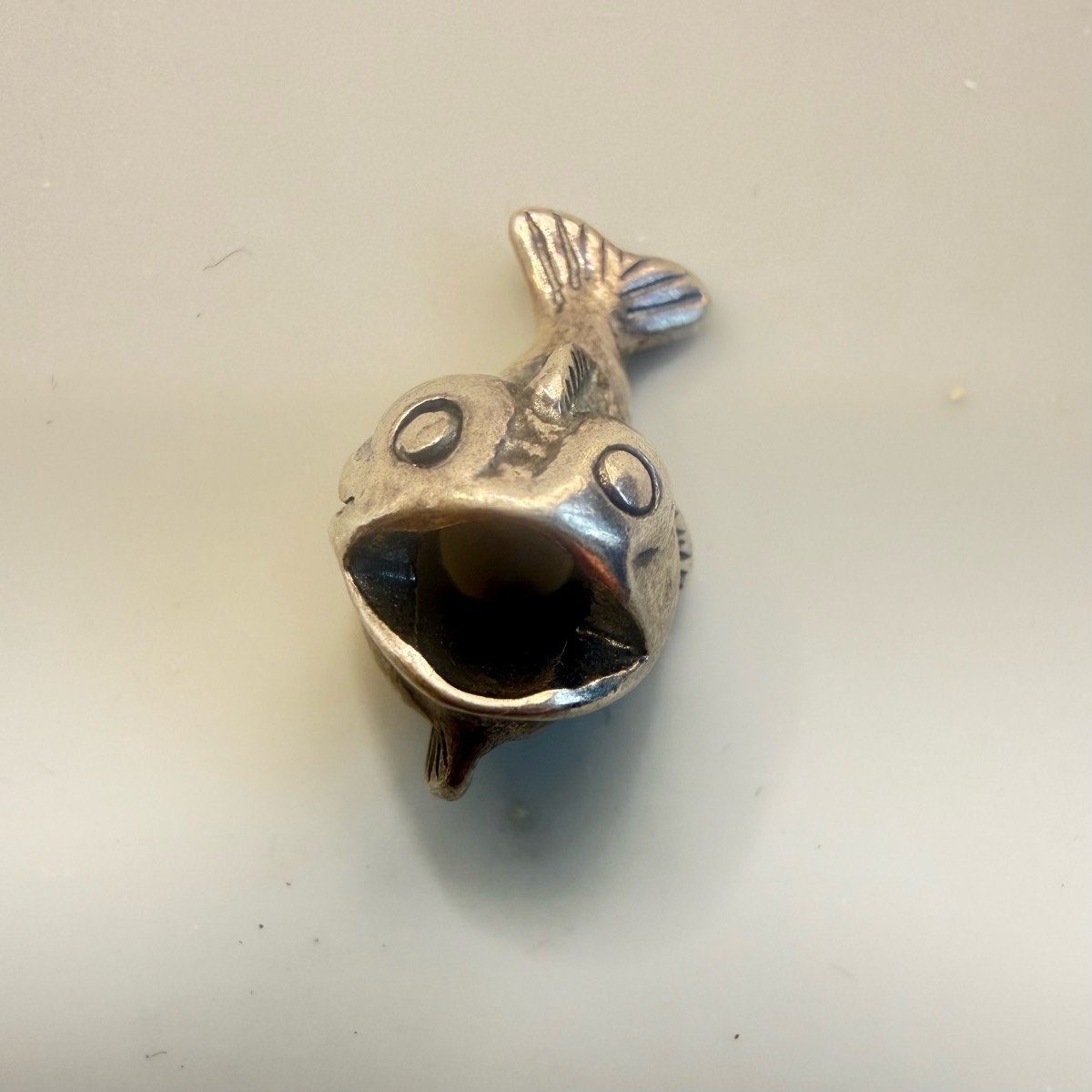 Genuine 925 Silver Rare Trollbeads Neither Bird Nor Fish bead Charm Or Pendant