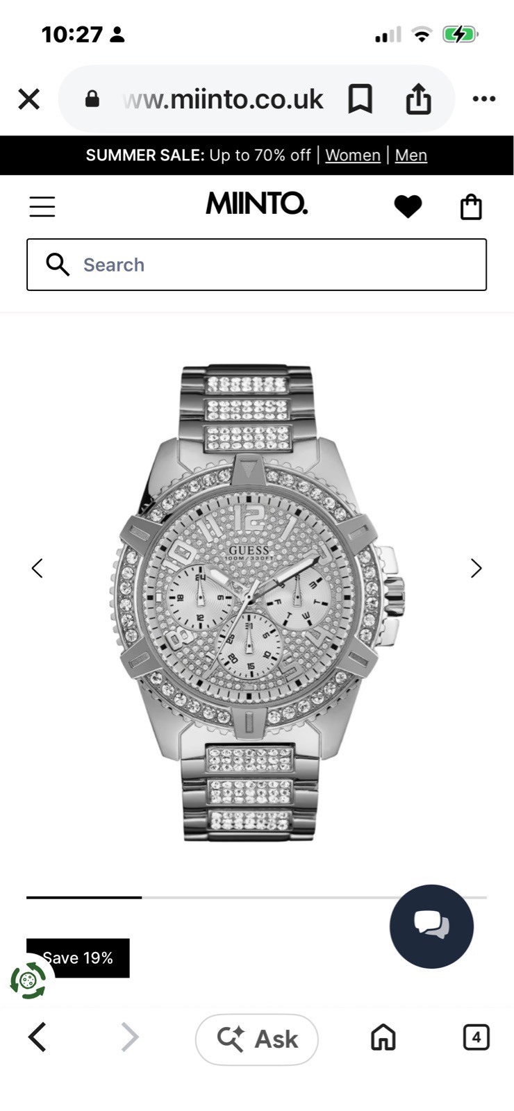 Women’s Guess Intrepid 2 Watch Intrepid 2 A