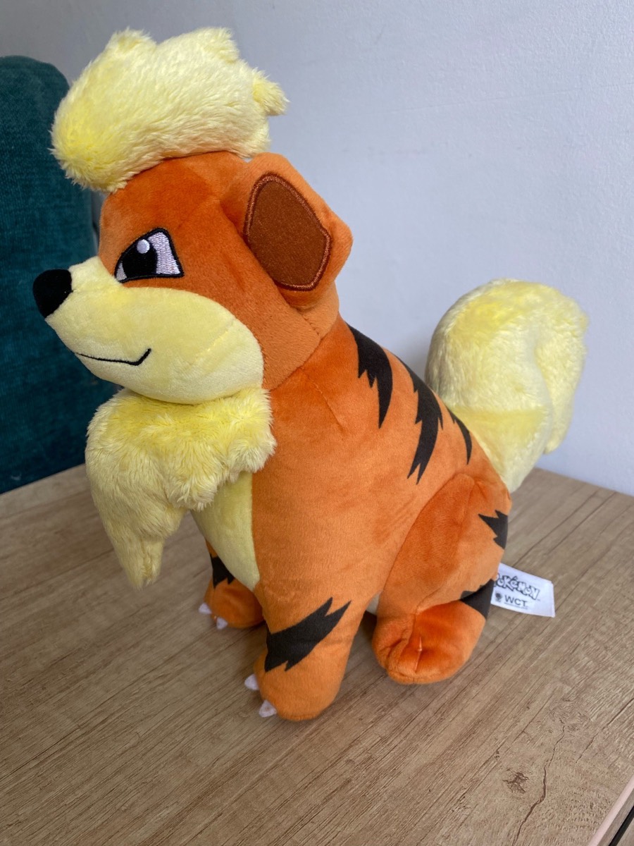 Pokémon Growlithe Plush Soft Toy WCT Nintendo 2019