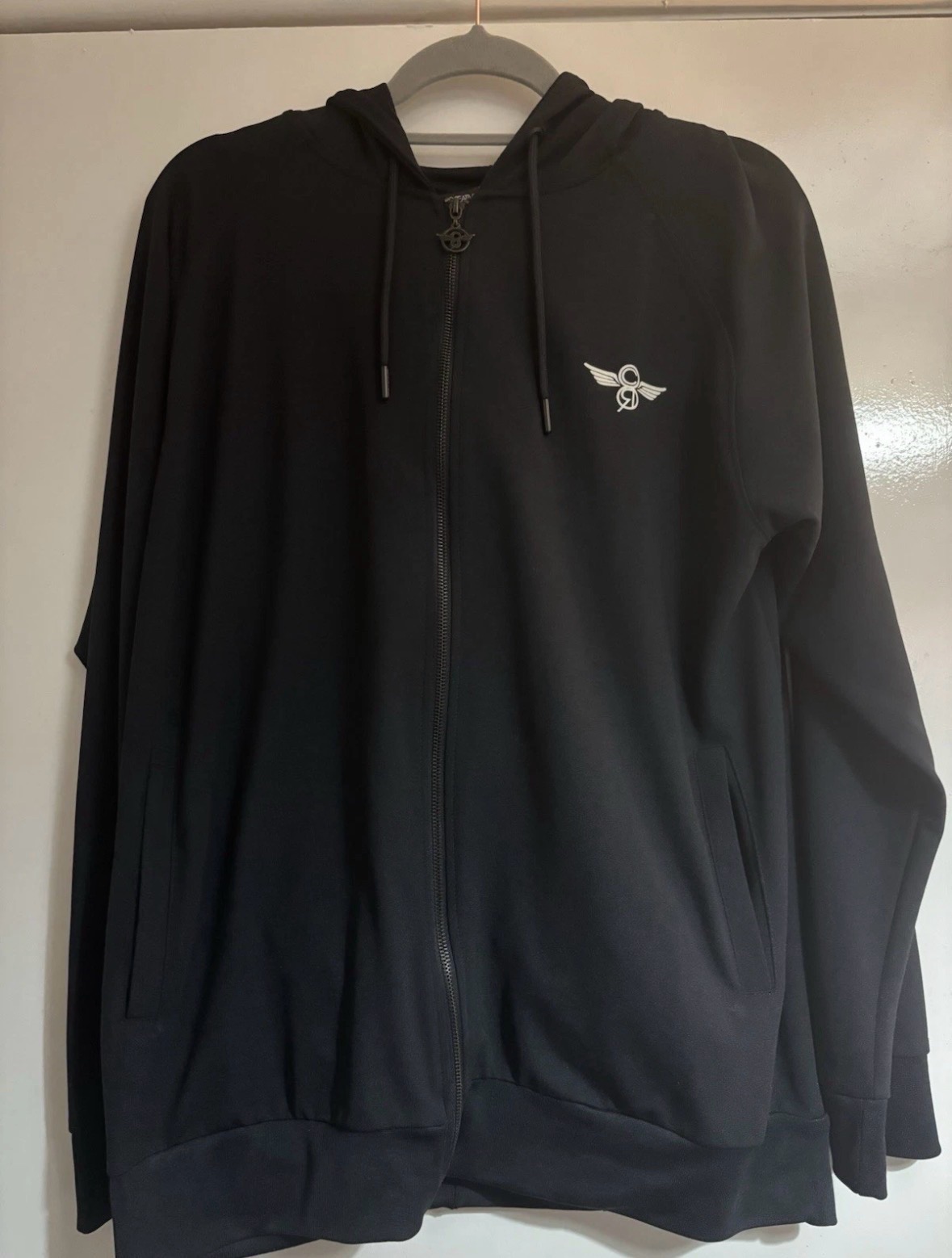 Men's Creative Recreation Black/Navy Zip Up Hoodie Size XL Excellent Condition