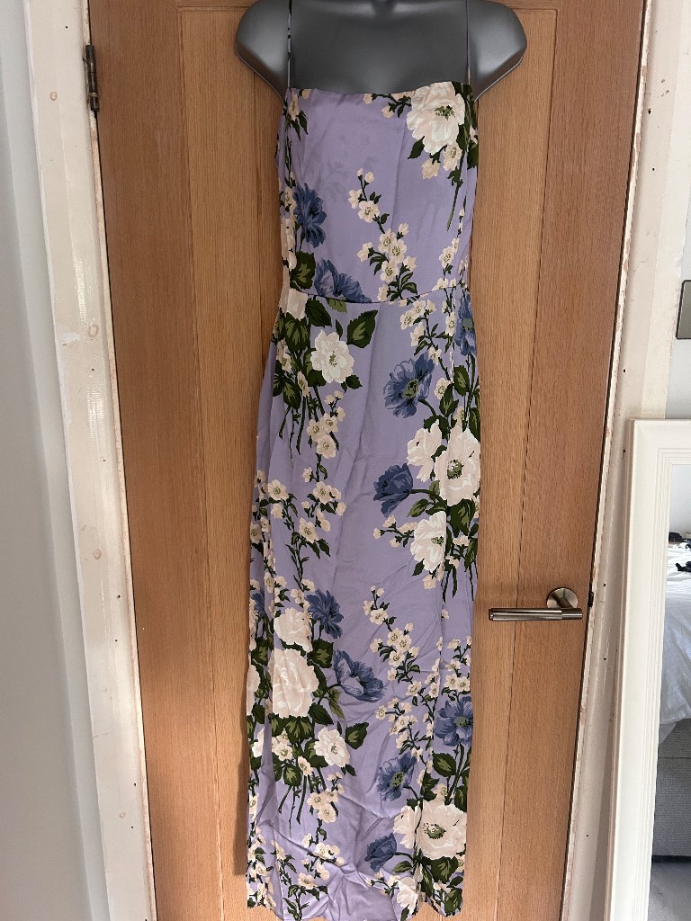 Reformation Frankie Floral silk dress UK 6