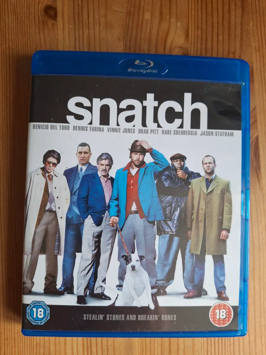 Snatch - Bluray Guy Ritchie Brad Pitt Vinnie Jones