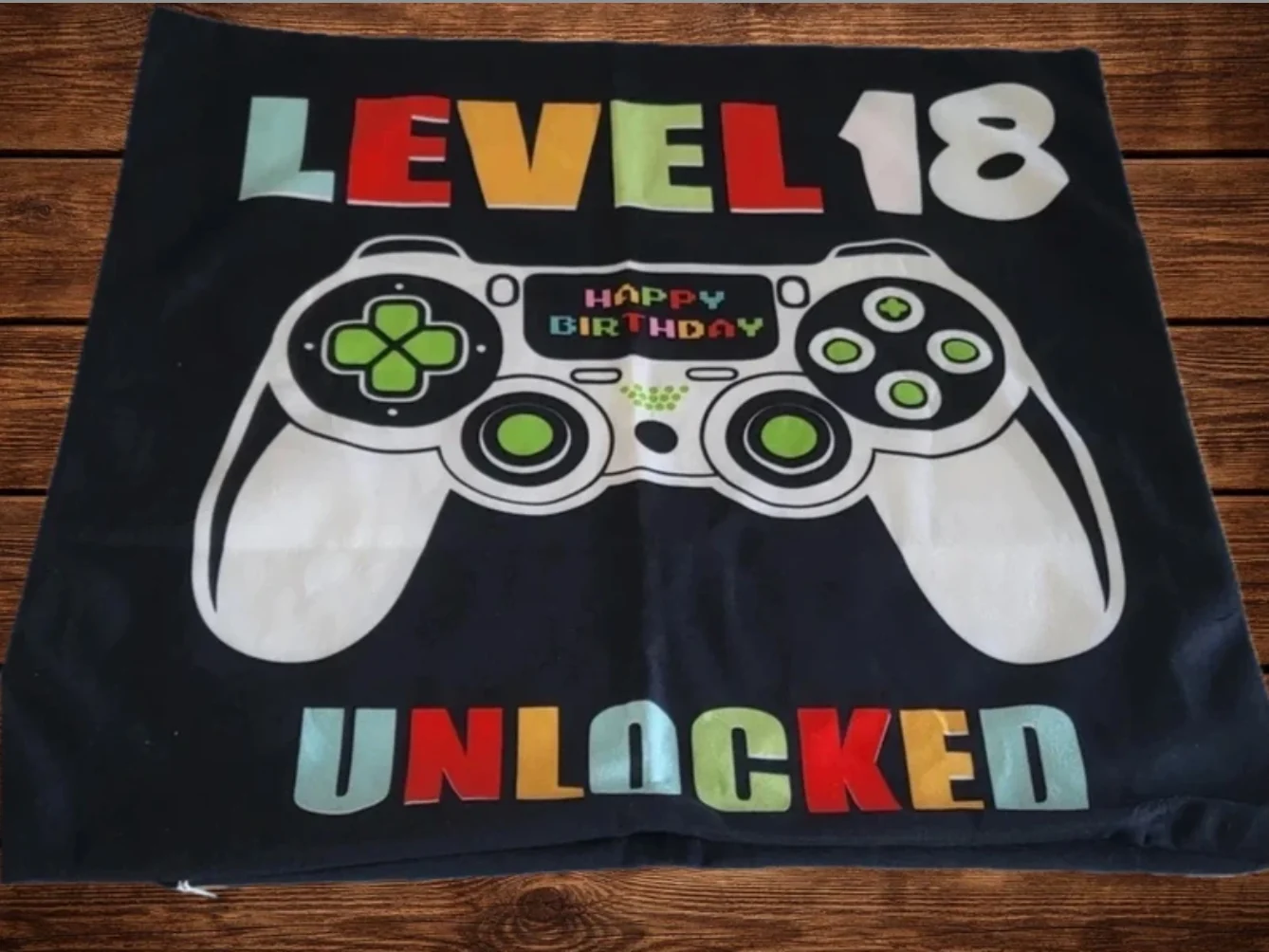Boy Or Girls 18th Birthday Gaming Cushion Cover ( Cushion Cover ONLY )