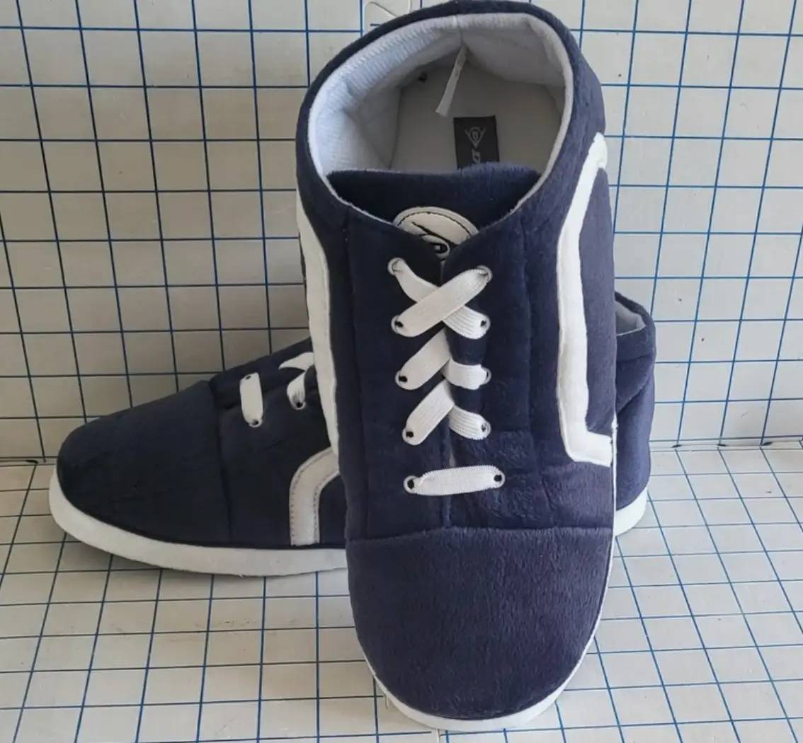 Dunlop Mens High Top Warm Fleece Novelty ( SLIPPERS ) UK 12 EU 46