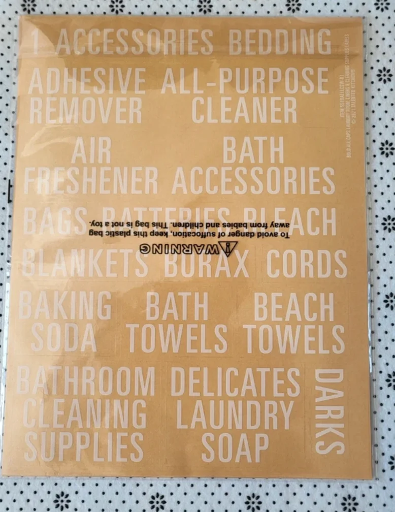 Talented Kitchen Mixed Organiser Labels