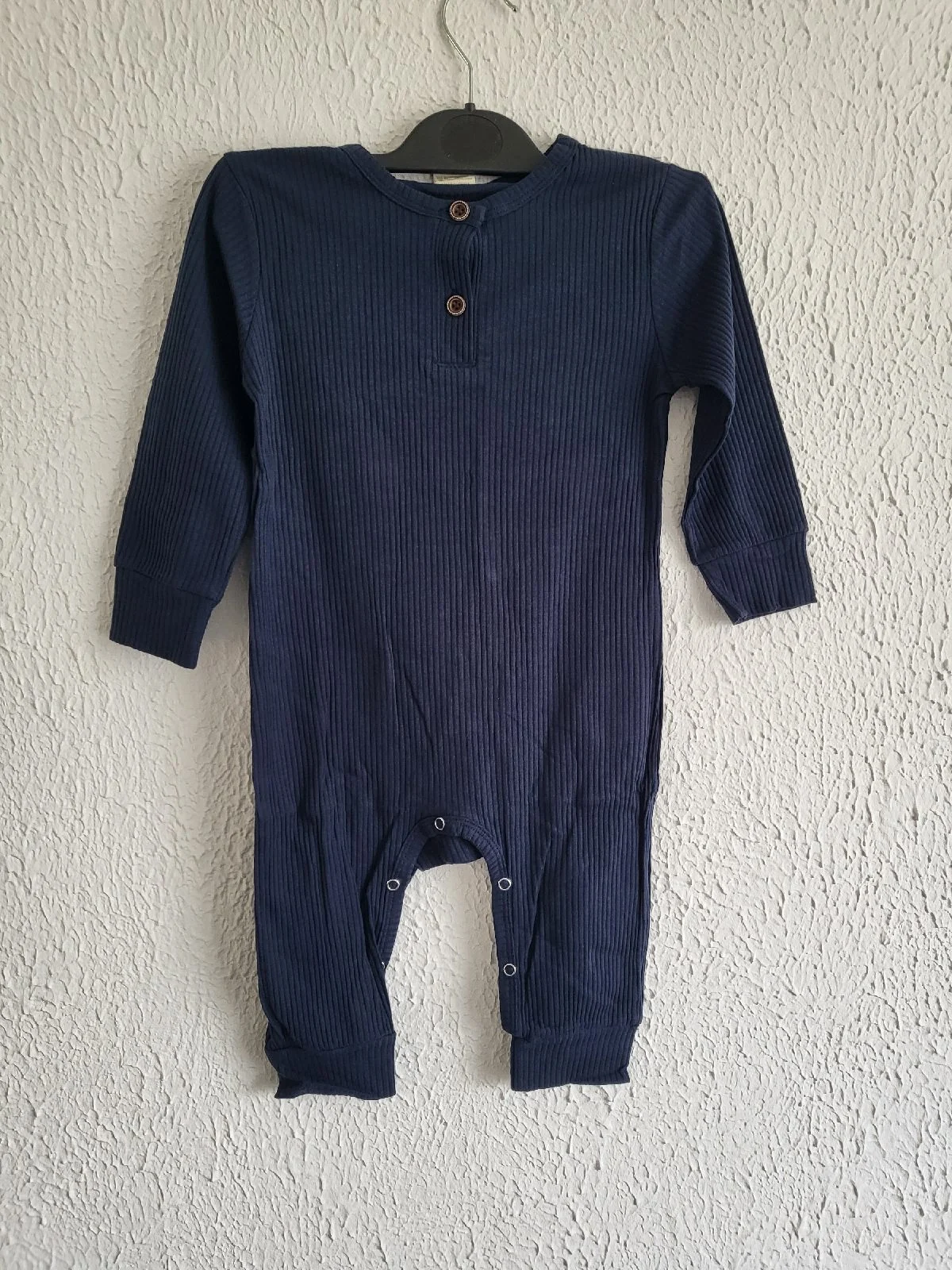 Long Sleeve Button Sleepsuit  -  Age 18 - 24 Months