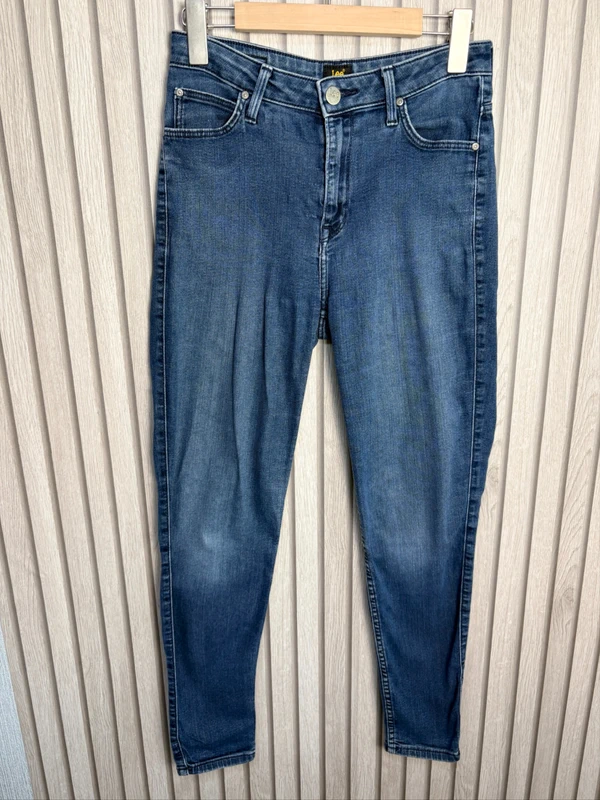 Lee Scarlett High Jeans Size W30 L31 High Waist Skinny Stretch Denim Casual