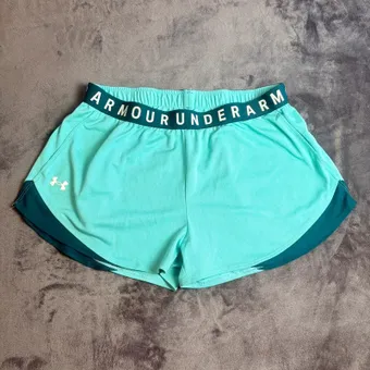 Under Armour Turquoise Running Shorts XL Lightweight Sports Gym Training Active