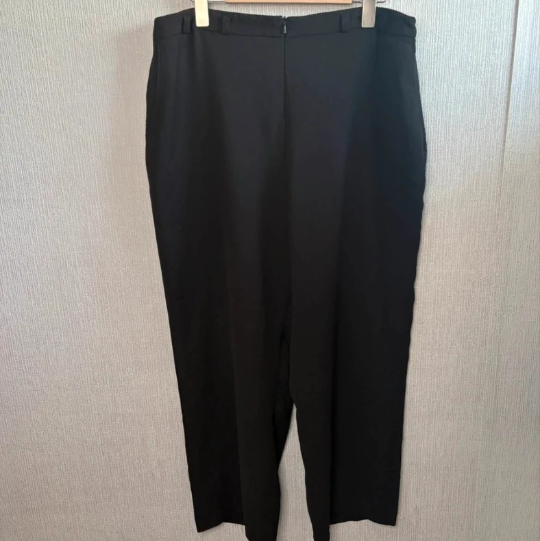 Style Black Trousers Size UK 18 Smart Office Work Smart Ladies