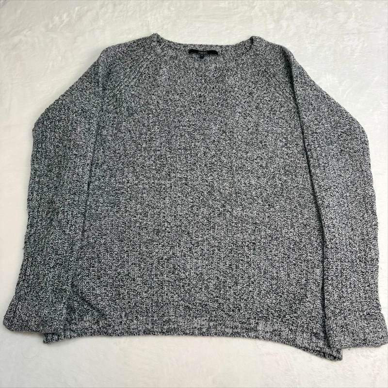 Next Grey Marl Knit Jumper Size 10 Long Sleeve Soft Knit Pullover Knit Casual