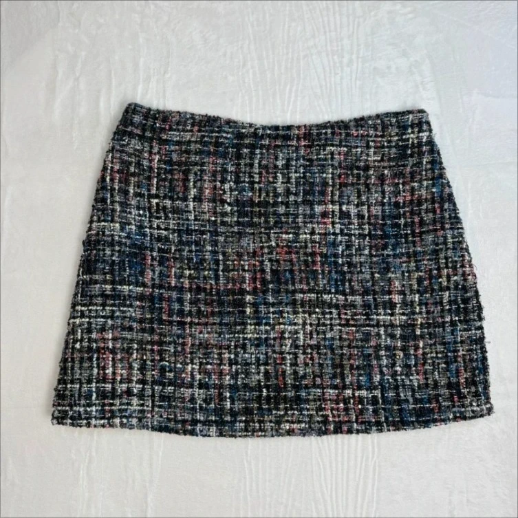 Primark Boucle Tweed Style Mini Skirt UK Size 16 Textured Festival Y2K Casual