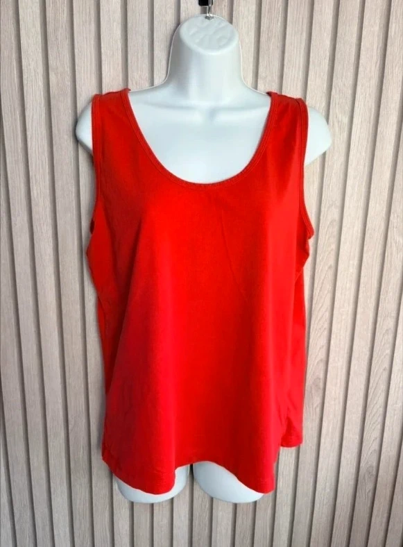 TU red vest top uk size 20 Lightweight Summer
