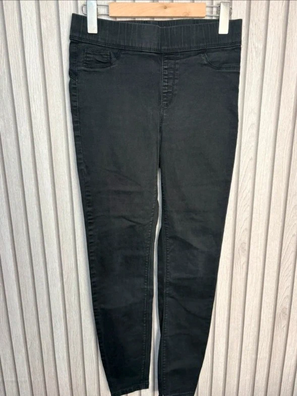 Denim Co Jeggings Black UK Size 10 Stretch Skinny Casual